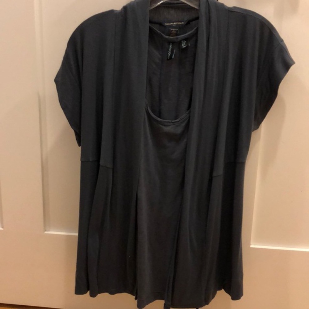 Bundle Banana Republic Capped Cardigan and tank
